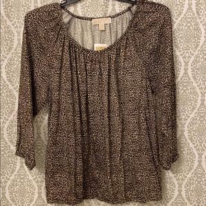 Michael Kors leopard blouse